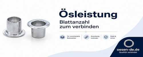 Ösmaschinen und Ösenpressen nach Ösleistung und Blattanzahl
