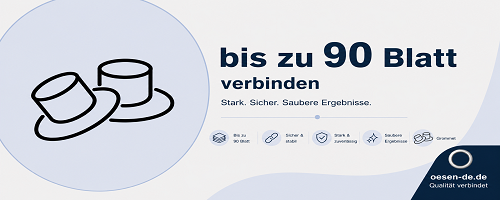 Ösen für Dokumente bis 90 Blatt