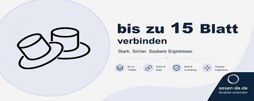 Ösen für Dokumente bis 15 Blatt