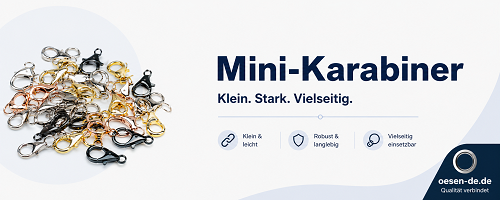 Mini-Karabiner – Bastel- & Schmuckzubehör