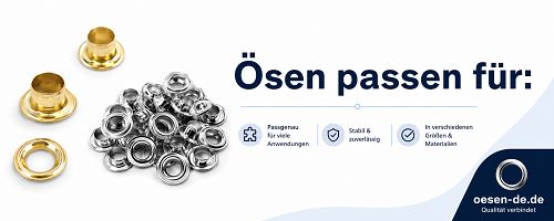 Ösen passend für Ösenzangen, Ösenpressen und Ösmaschinen