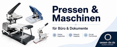 Ösenpressen und Maschinen für Büro, Dokumente und Papierverarbeitung