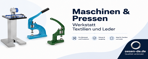 Ösenpressen und Maschinen für Werkstatt, Leder und Textilien