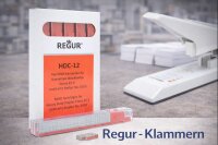 Regur® Heftklammern Nachfüllkassetten HDC 12 Rot...