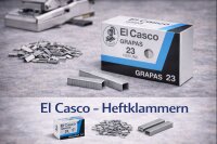El Casco Heftklammern Nr. 23/6 verzinkt 1000 Stück...