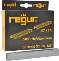 REGUR® Feindrahtklammern Typ 37/14 mm verzinkt
