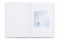 Notizbuch A5 kariert 80 Blatt 80 g/m² –...
