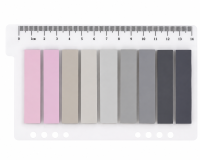 Haftmarker Schwarz mit mehrfarbigen Index Tabs zum...