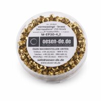 Ösen MEP30–4,2 mm vermessingt 250 Stück...
